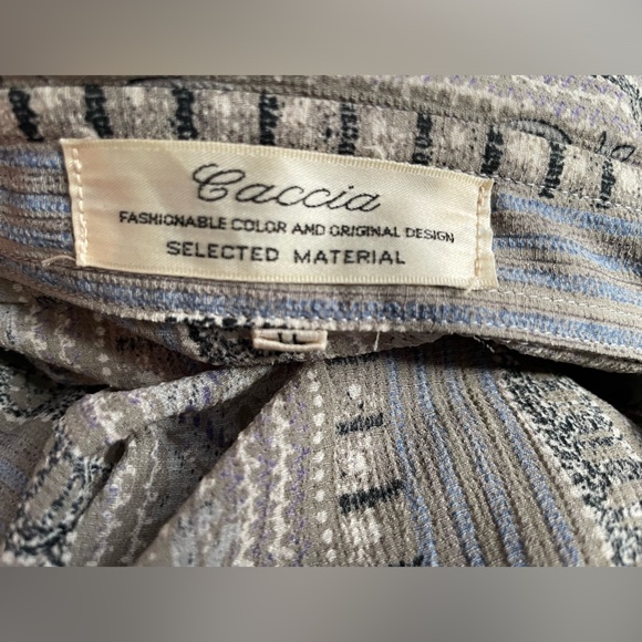 Vintage Caccia Long Sleeve Button-Up Shirt - Picture 2 of 3